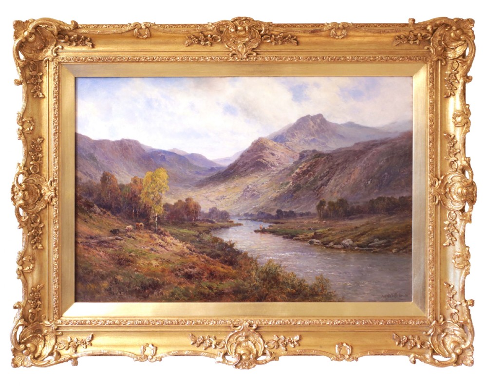 Alfred De Breanski Senior (1852 - 1928) Oil On Canvas