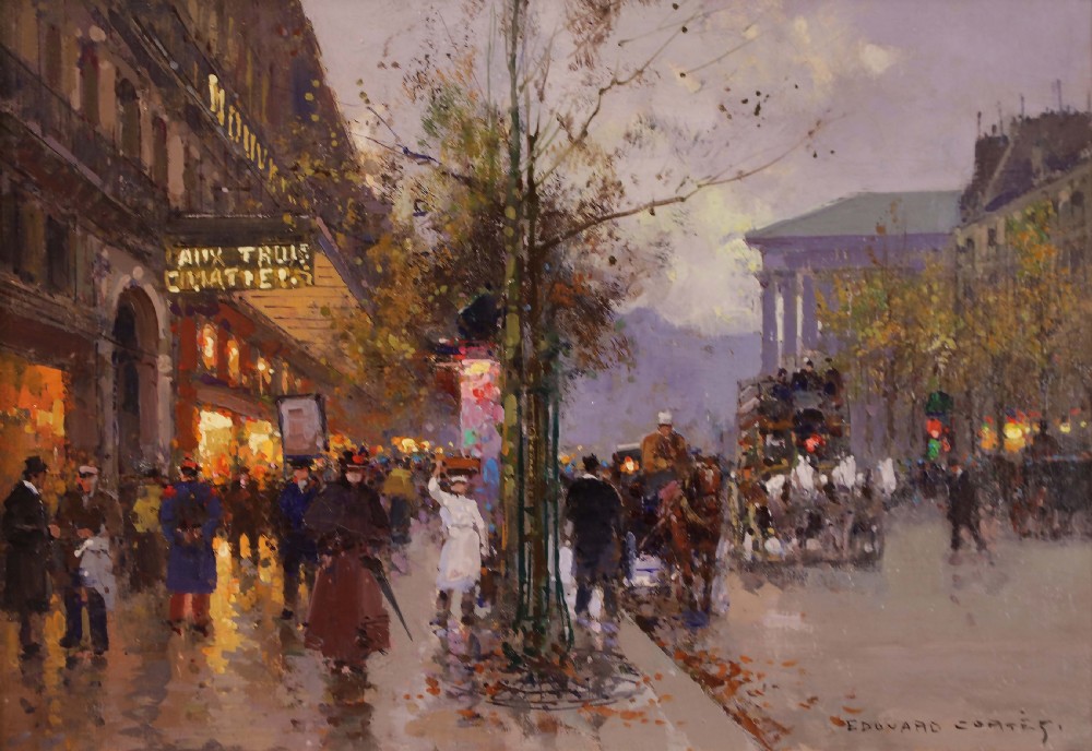 Edouard Leon Cortes (1882 - 1969) Oil on Canvas View II