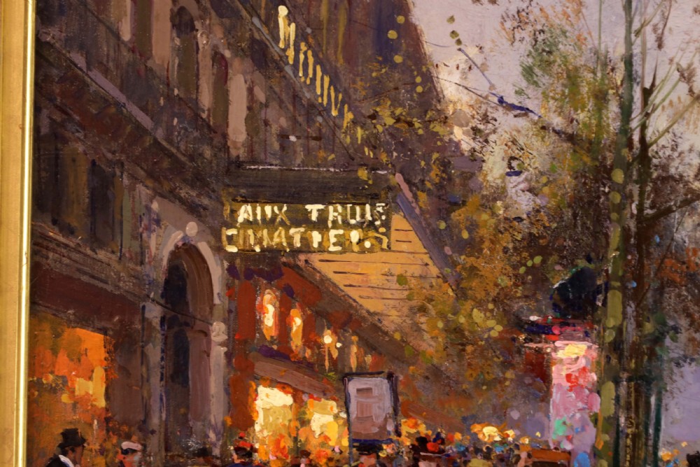 Edouard Leon Cortes (1882 - 1969) Oil on Canvas View III