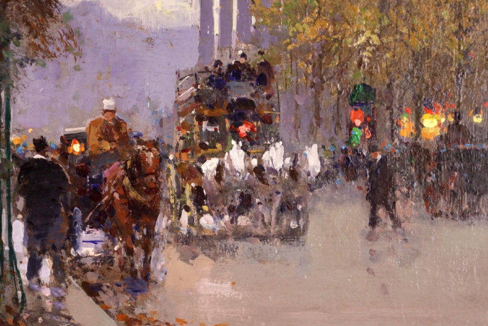 Edouard Leon Cortes (1882 - 1969) Oil on Canvas View V