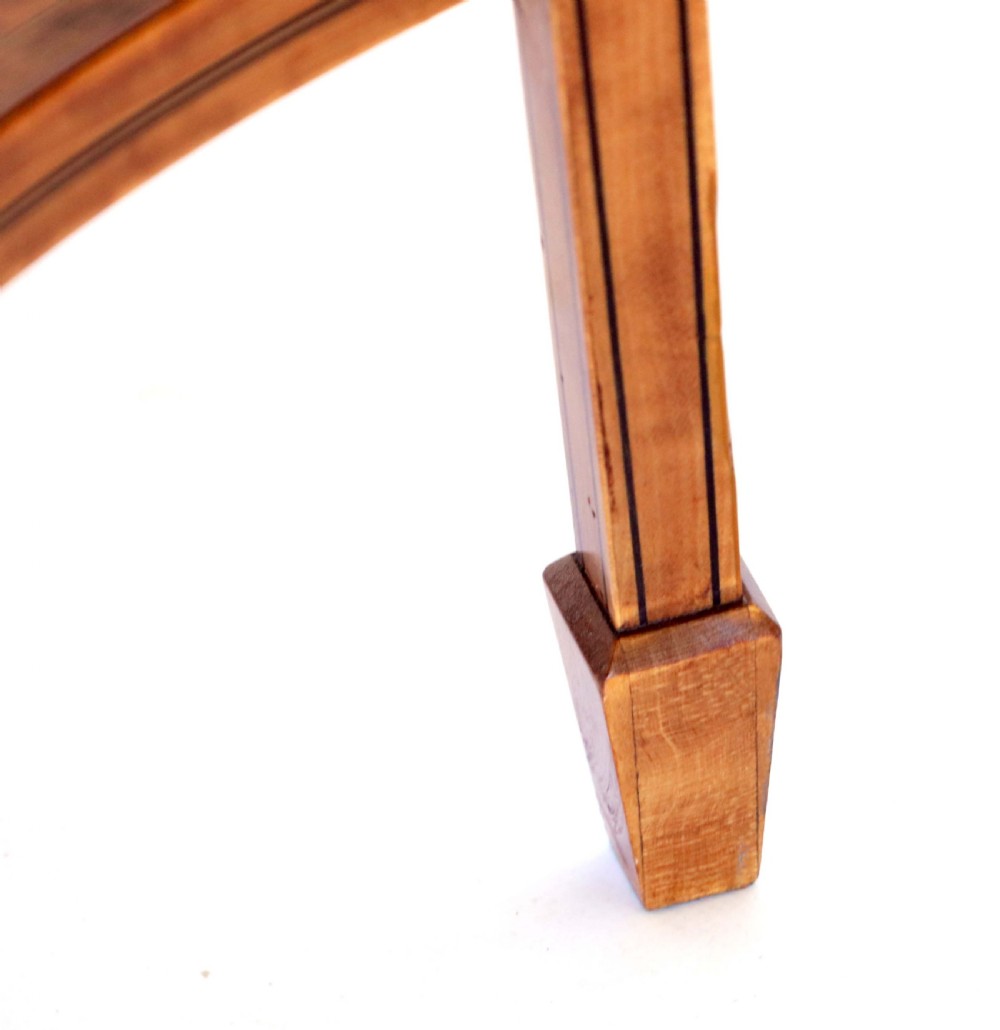 The Quality Edwardian Satinwood Inlaid Side Table View V