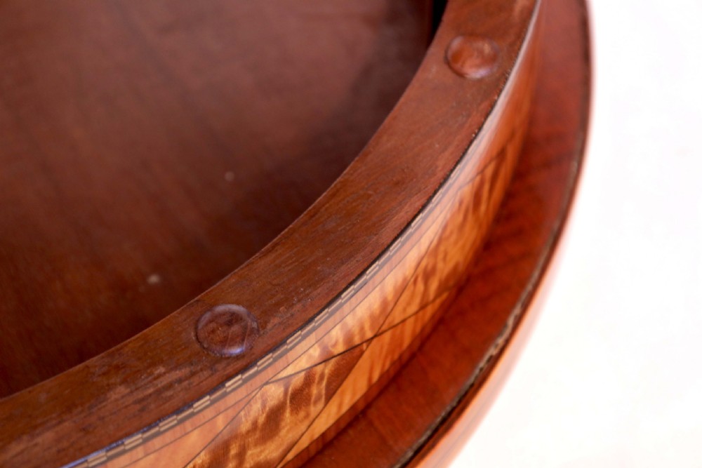 The Quality Edwardian Satinwood Inlaid Side Table View VI