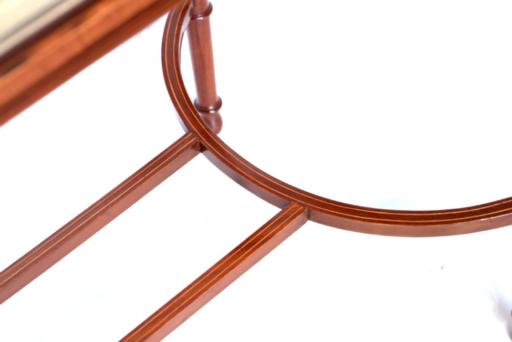 A Fine Quality Victorian Inlaid Mahogany Bijouterie Table View V