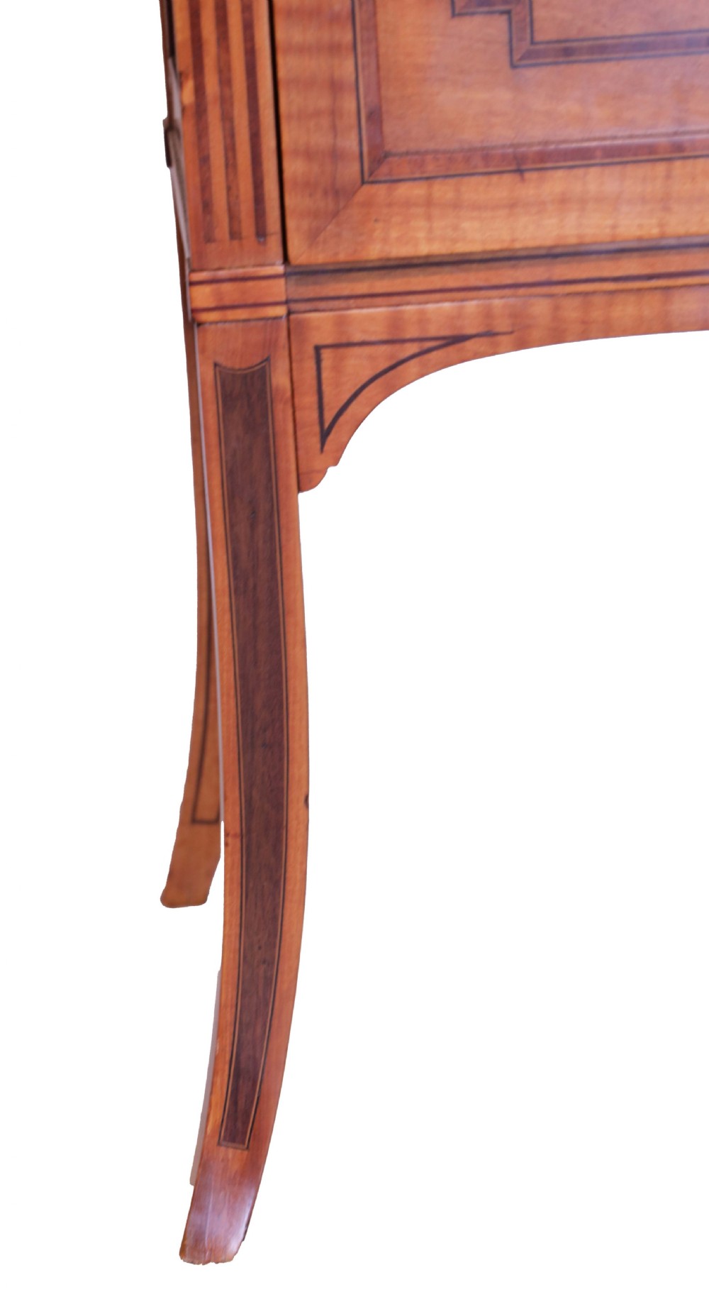 A Fine Victorian Satinwood Inlaid Display Cabinet View III