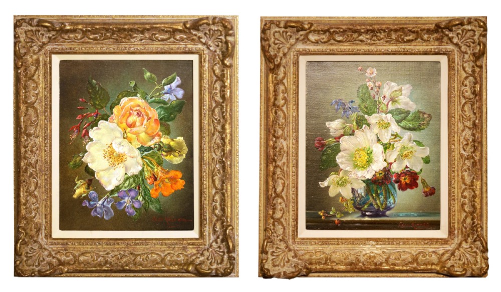 Cecil Kennedy (1905 - 1997) A Pair of Floral Still Life Paintings