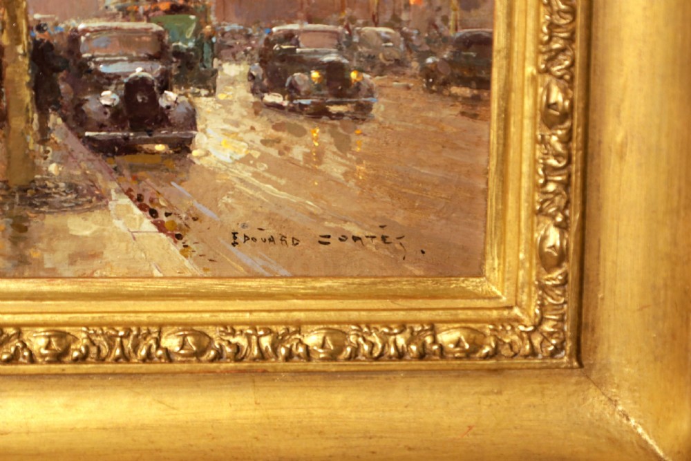 Édouard Cortès (1882 - 1969) Oil on Canvas View II