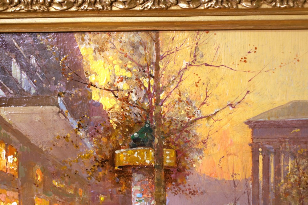 Édouard Cortès (1882 - 1969) Oil on Canvas View IV