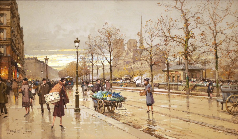 Eugène Galien-Laloue (1854 - 1941) Gouache on Paper View II