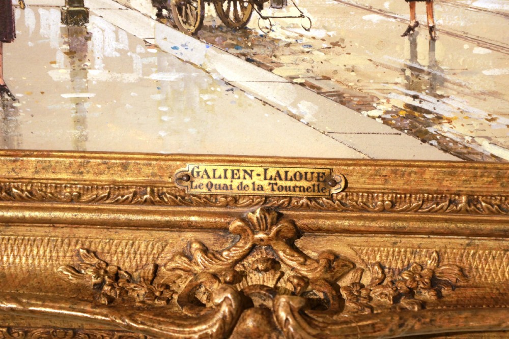 Eugène Galien-Laloue (1854 - 1941) Gouache on Paper View IV