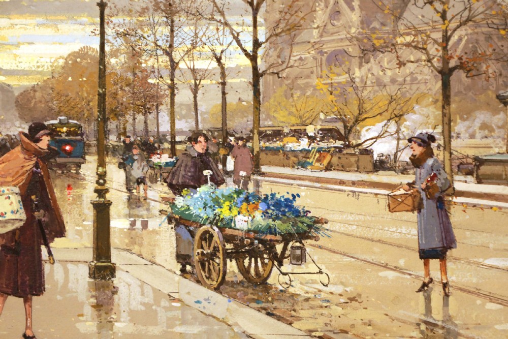 Eugène Galien-Laloue (1854 - 1941) Gouache on Paper View VI