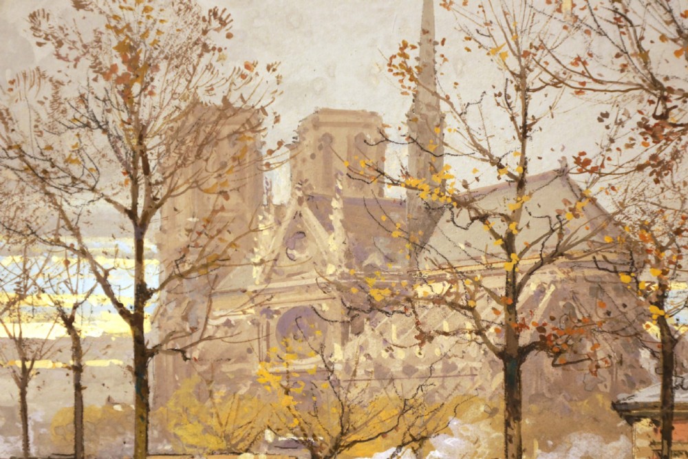 Eugène Galien-Laloue (1854 - 1941) Gouache on Paper View VII