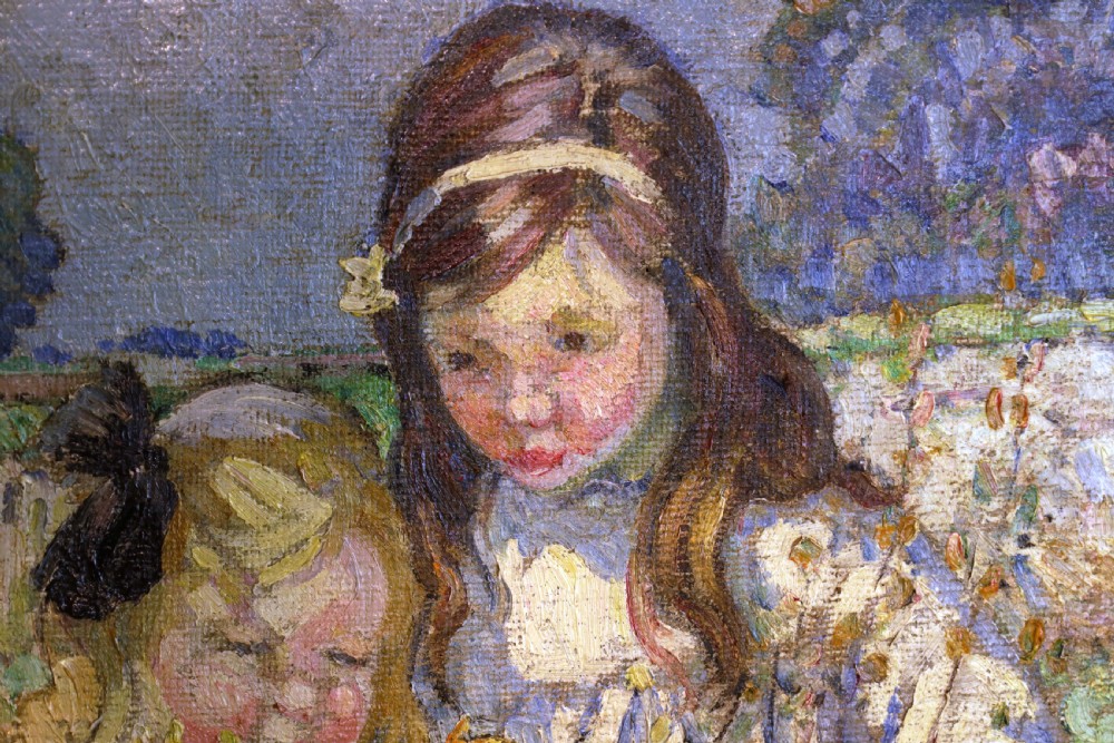 Dorothea Sharp (1874 - 1955) A Large Oil on Canvas View III