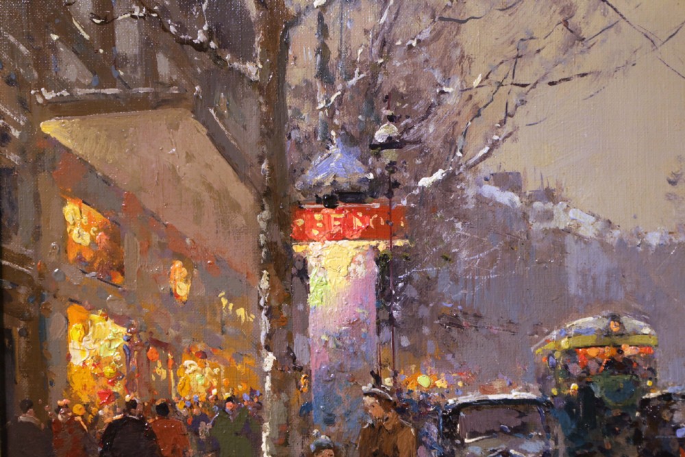 Édouard Cortès (1882 - 1969) Oil on Canvas View II