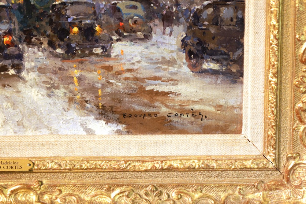 Édouard Cortès (1882 - 1969) Oil on Canvas View III