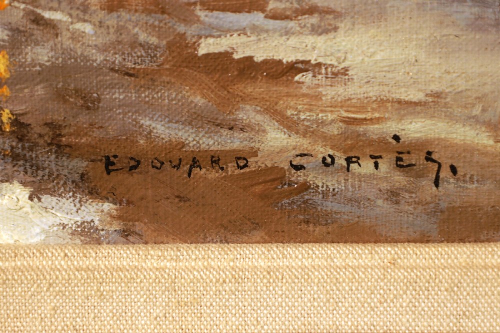 Édouard Cortès (1882 - 1969) Oil on Canvas View IV