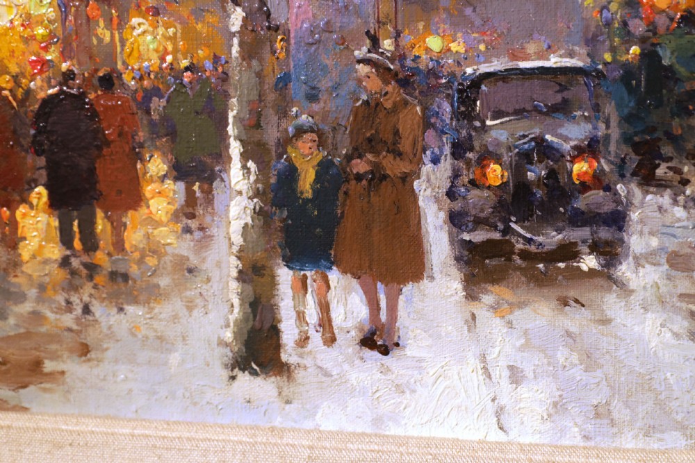 Édouard Cortès (1882 - 1969) Oil on Canvas View V