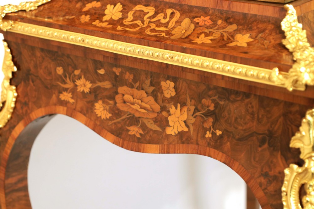 A Late 19th Century Walnut And Marquetry Jardinière Table View VI