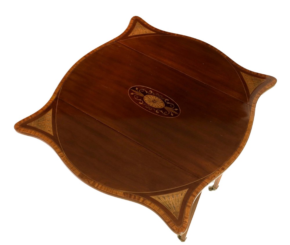 A Late 19th Century Shoolbred Mahogany Folding Butterfly Pembroke Table View III
