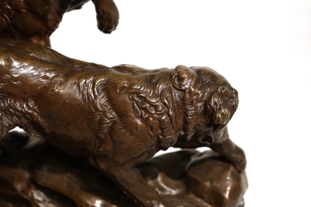 Charles Valton (1851 - 1918) A French Bronze Animalier Sculpture View V