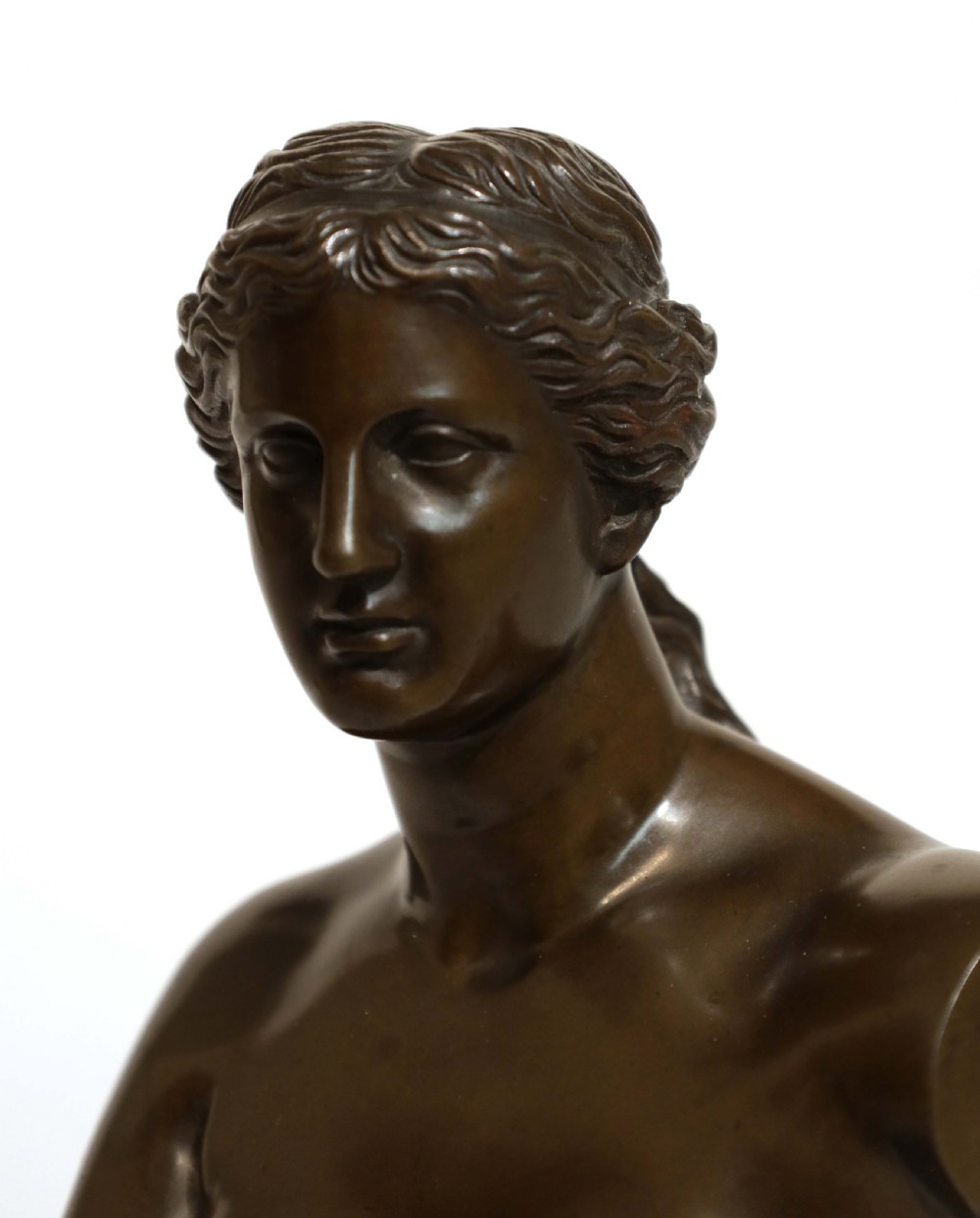 A Fine Pair of 19th Century Bronze Classical Busts View II