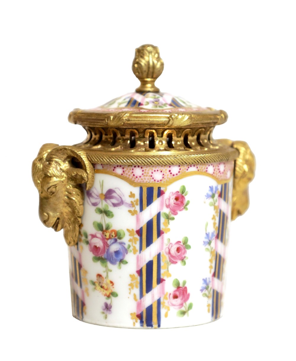 A Late 19th Century French Sèvres Porcelain And Gilt-Bronze Mounted Box
