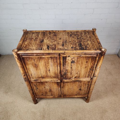 BAMBOO CUPBOARD EARLY 20TH C - ADDITIONAL PHOTO 2