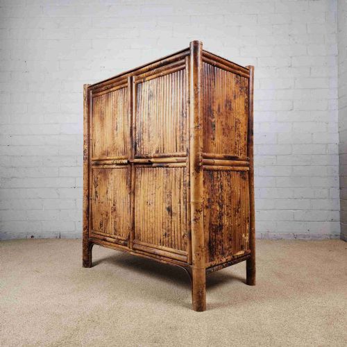 BAMBOO CUPBOARD EARLY 20TH C - ADDITIONAL PHOTO 3