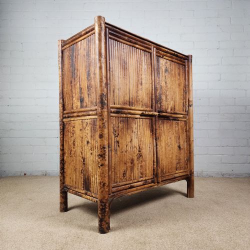 BAMBOO CUPBOARD EARLY 20TH C - ADDITIONAL PHOTO 4