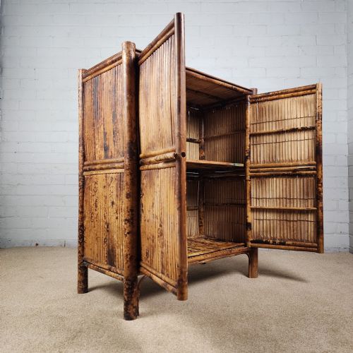 BAMBOO CUPBOARD EARLY 20TH C - ADDITIONAL PHOTO 5