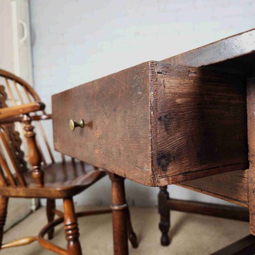 OAK GATELEG TABLE GEORGE III - ADDITIONAL PHOTO 2