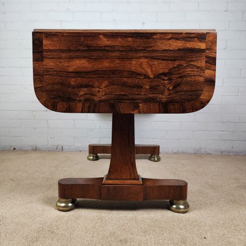 ROSEWOOD SOFA TABLE EARLY 19TH CENTURY REGENCY PERIOD - ADDITIONAL PHOTO 9