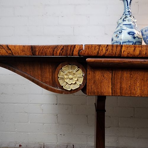 ROSEWOOD SOFA TABLE EARLY 19TH CENTURY REGENCY PERIOD - ADDITIONAL PHOTO 13