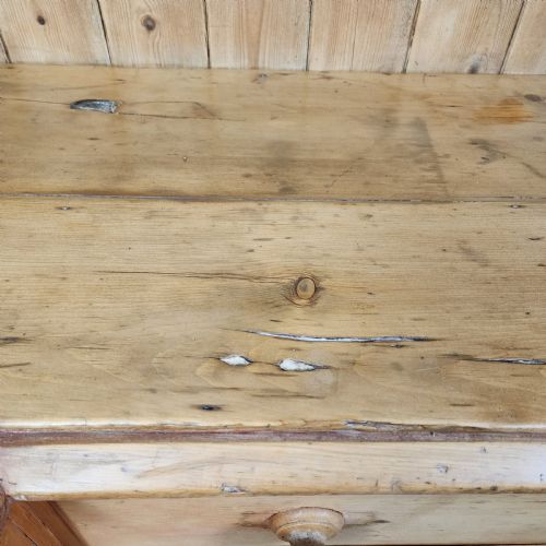 ANTIQUE PINE KITCHEN DRESSER MID VICTORIAN CIRCA 1860 - ADDITIONAL PHOTO 4