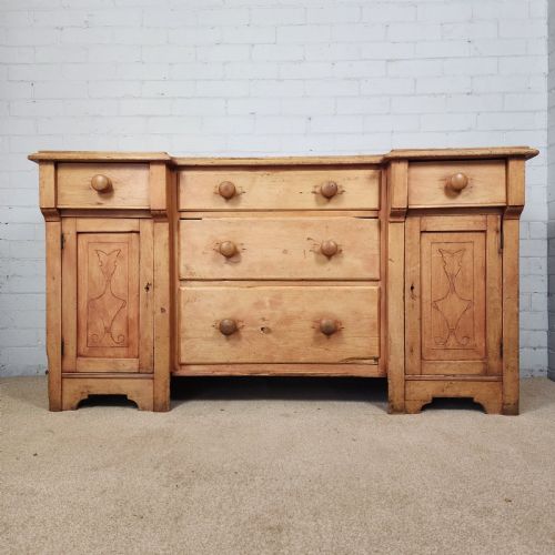 ANTIQUE PINE KITCHEN DRESSER MID VICTORIAN CIRCA 1860 - ADDITIONAL PHOTO 14