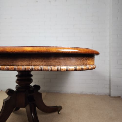 GEORGIAN MAHOGANY TILT TOP BREAKFAST TABLE EARLY 19TH C - ADDITIONAL PHOTO 1