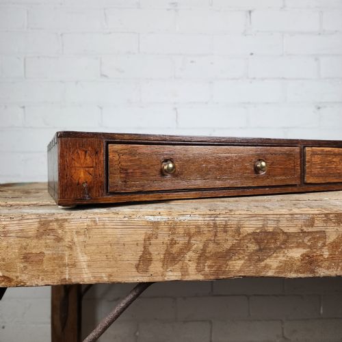 A SET OF GEORGE III MAHOGANY SPICE DRAWERS OR APOTHECARY DRAWERS - ADDITIONAL PHOTO 2