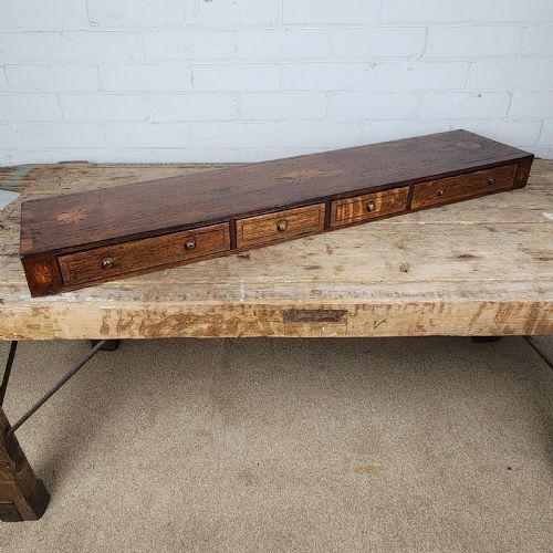 A SET OF GEORGE III MAHOGANY SPICE DRAWERS OR APOTHECARY DRAWERS - ADDITIONAL PHOTO 9