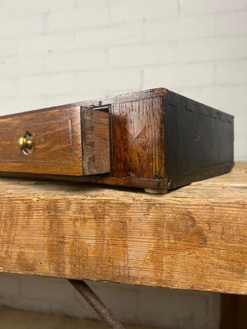 A SET OF GEORGE III MAHOGANY SPICE DRAWERS OR APOTHECARY DRAWERS - ADDITIONAL PHOTO 10