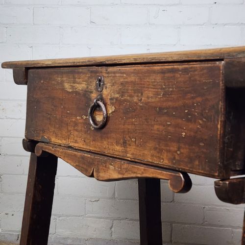 CHESTNUT SIDE TABLE SPANISH 17TH CENTURY - ADDITIONAL PHOTO 2