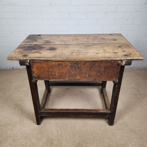 CHESTNUT SIDE TABLE SPANISH 17TH CENTURY - ADDITIONAL PHOTO 6