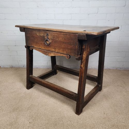CHESTNUT SIDE TABLE SPANISH 17TH CENTURY - ADDITIONAL PHOTO 10