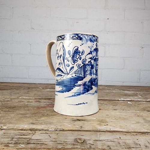 PEARLWARE CYLINDRICAL MUG LATE 18TH EARLY 19TH C - ADDITIONAL PHOTO 2