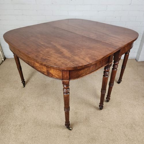 A GEORGE IV MAHOGANY DEND EXTENDING DINING TABLE - ADDITIONAL PHOTO 3