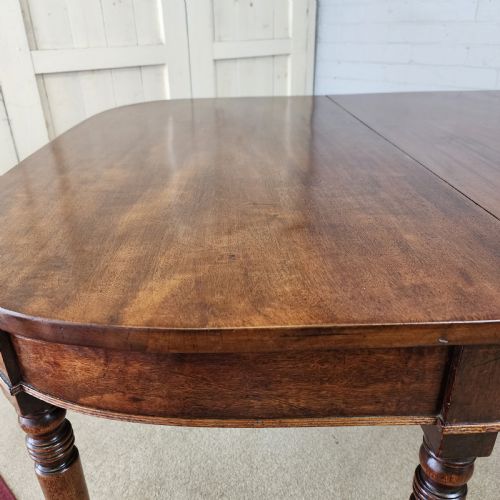 A GEORGE IV MAHOGANY DEND EXTENDING DINING TABLE - ADDITIONAL PHOTO 8