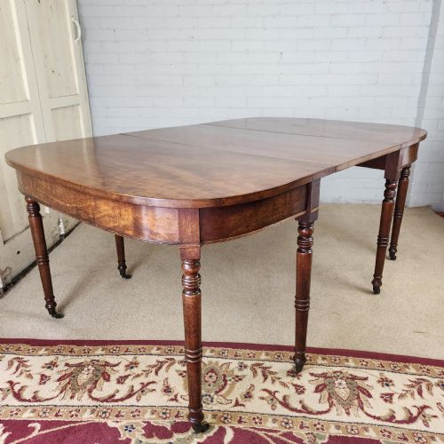 A GEORGE IV MAHOGANY DEND EXTENDING DINING TABLE - ADDITIONAL PHOTO 10
