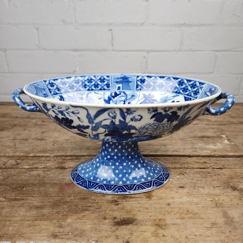 WEDGWOOD HIBISCUS COMPOTE VASE GEORGIAN CIRCA 1820 - ADDITIONAL PHOTO 10