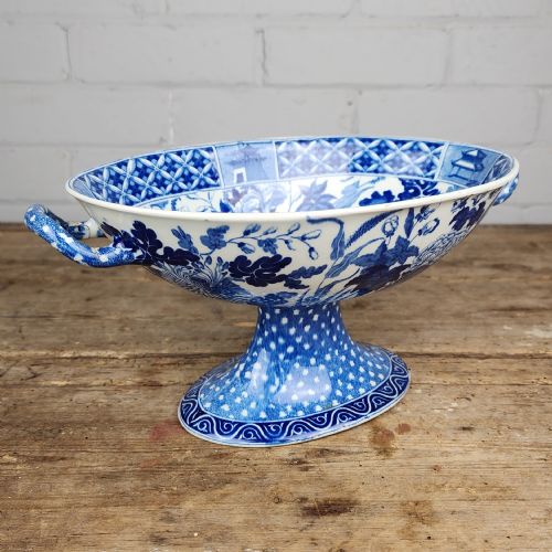WEDGWOOD HIBISCUS COMPOTE VASE GEORGIAN CIRCA 1820 - ADDITIONAL PHOTO 11