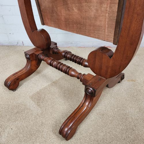 MAHOGANY CHEVAL MIRROR WILLIAM IV PERIOD 1830 1837 - ADDITIONAL PHOTO 7