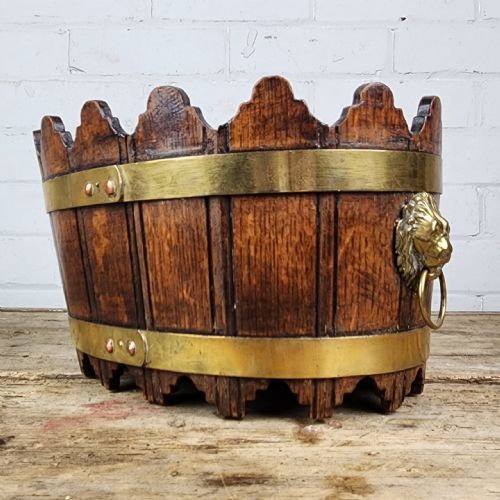 GEORGIAN OAK MONTEITH BOWL EARLY 19TH CENTURY - ADDITIONAL PHOTO 1