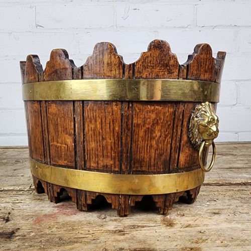 GEORGIAN OAK MONTEITH BOWL EARLY 19TH CENTURY - ADDITIONAL PHOTO 4